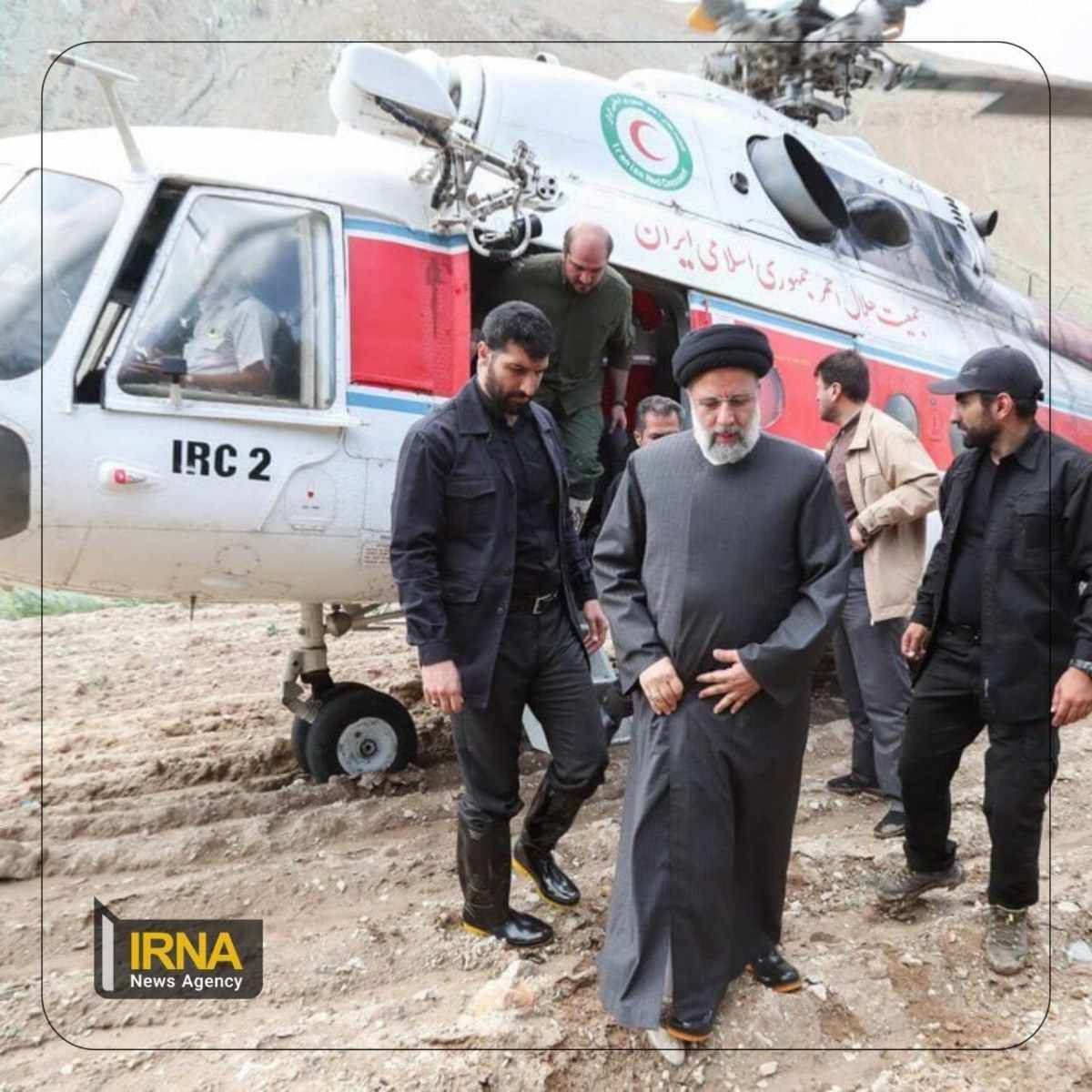 Helicóptero com presidente do Irã, Ebrahim Raisi, sofre acidente 