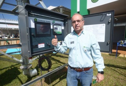 A Cerrado Verde é a primeira empresa no mundo a lançar a telemetria para pivôs centrais  -  (crédito: Ed Alves/ CB Press )