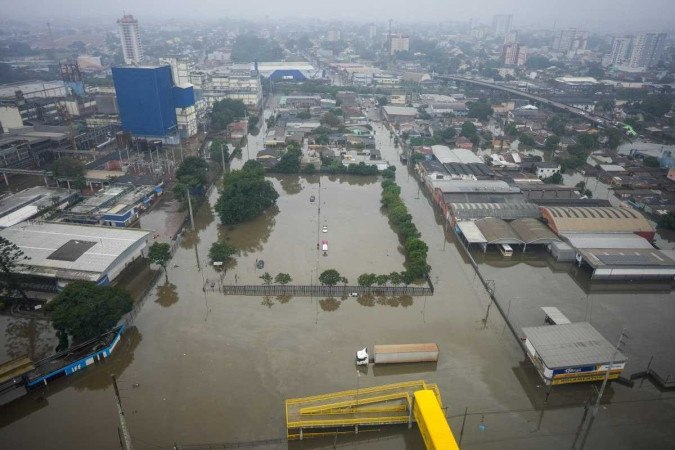 Cota de inundação: cheias devem se estender acima da marca dos 3 metros em junho -  (crédito: Mauricio Tonetto / Secom)