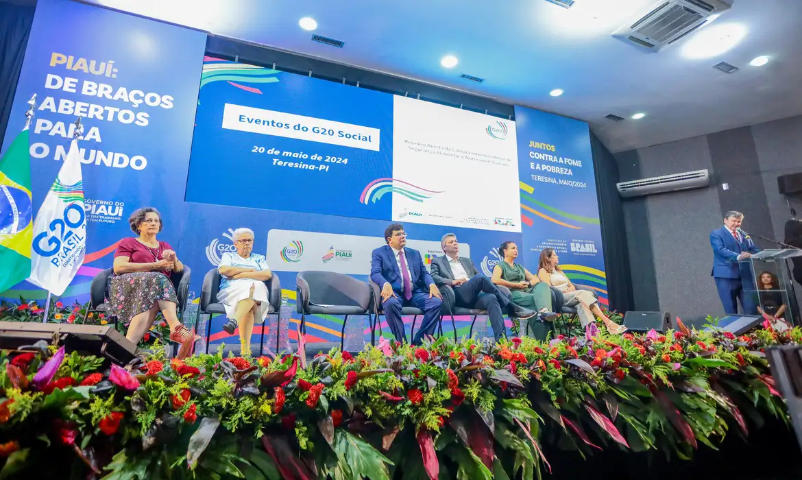 Teresina sedia reunião preparatória do G20 Social -  (crédito: EBC)