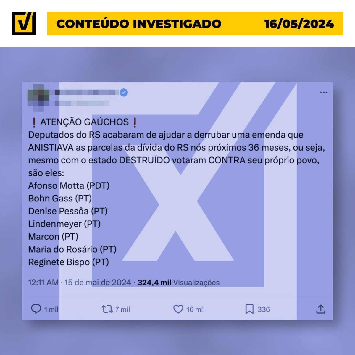 Sete deputados do RS foram contra anistia, mas votaram a favor de suspensão de dívida