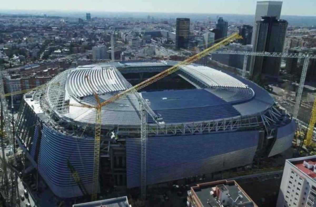 Vazamento de gás nas obras do Santiago Bernabéu causa paralisação em Madri