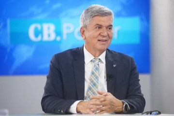 Presidente da Caesb, Luís Antônio de Almeida Reis, em entrevista ao programa CB.Poder -  (crédito:  Ed Alves/CB/DA.Press)
