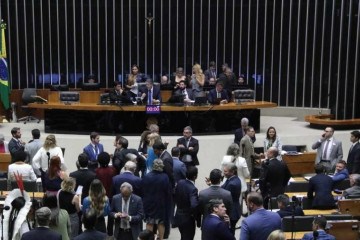 Sessão Deliberativa do Plenário da Câmara -  (crédito: Zeca Ribeiro/Câmara dos Deputados)