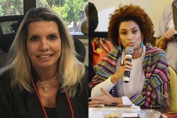 A desembargadora Marília de Castro Neves Vieira, do Tribunal de Justiça do Rio de Janeiro, publicou nas redes sociais uma notícia falsa de que Marielle Franco estava 'engajada com bandidos'.

 -  (crédito: Reprodução/Facebook - Renan Olaz/CMRJ)