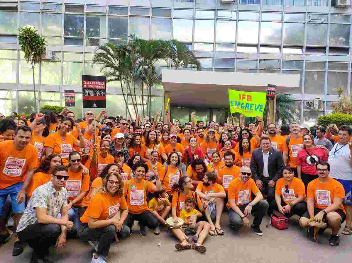 Mobilização ocorre em paralelo a mesa de negociação com o governo. -  (crédito: Divulgação)