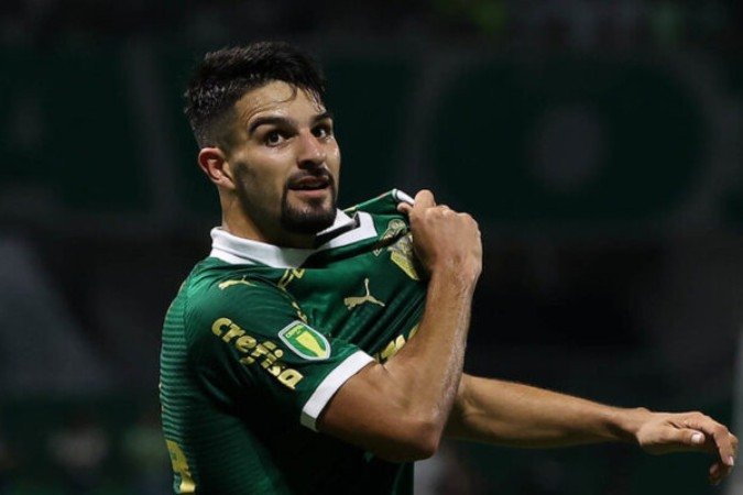 Flaco López, em ação pelo Palmeiras no Campeonato Brasileiro deste ano - (crédito: Foto: Cesar Greco/Palmeiras/by Canon) Flaco López, em ação pelo Palmeiras no Campeonato Brasileiro deste ano - (crédito: Foto: Cesar Greco/Palmeiras/by Canon)