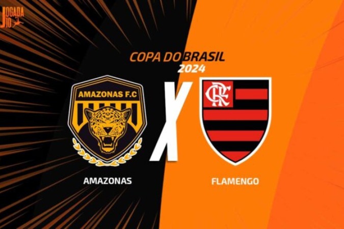 Amazonas x Flamengo -  (crédito: Foto: Arte Jogada10)