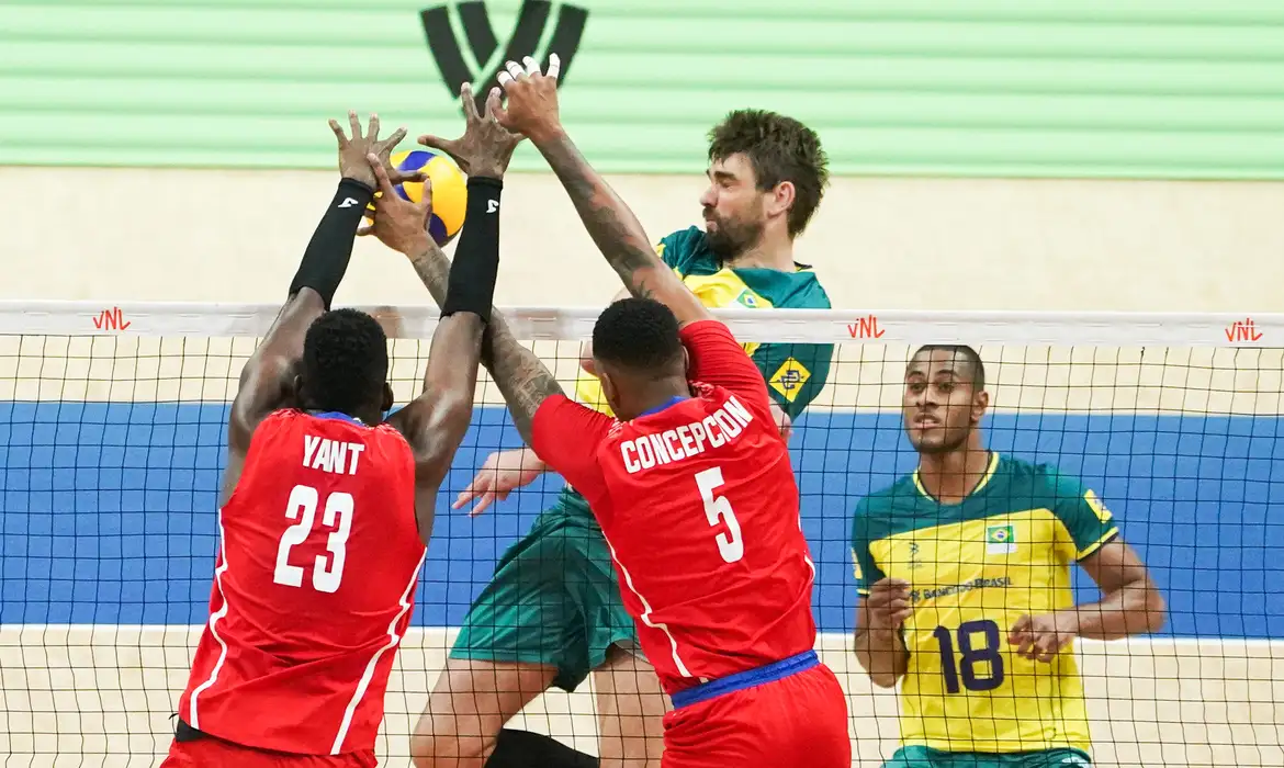 Brasil é derrotado por Cuba na estreia da Liga das Nações Masculina -  (crédito: EBC)