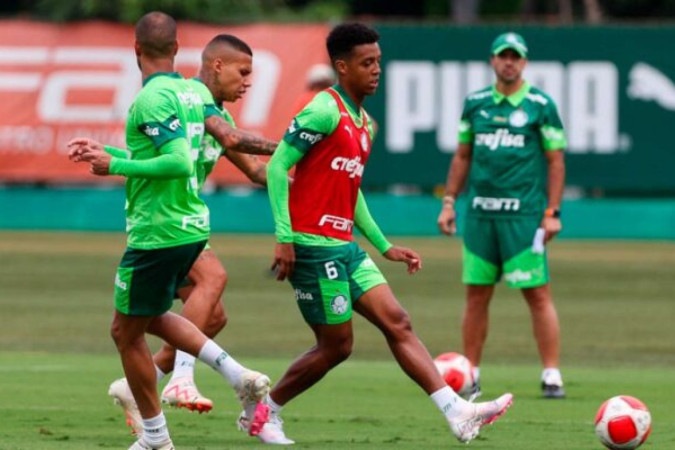 Palmeiras encerra preparação para o duelo contra o Botafogo-SP -  (crédito: Foto: Fabio Menotti/Palmeiras)