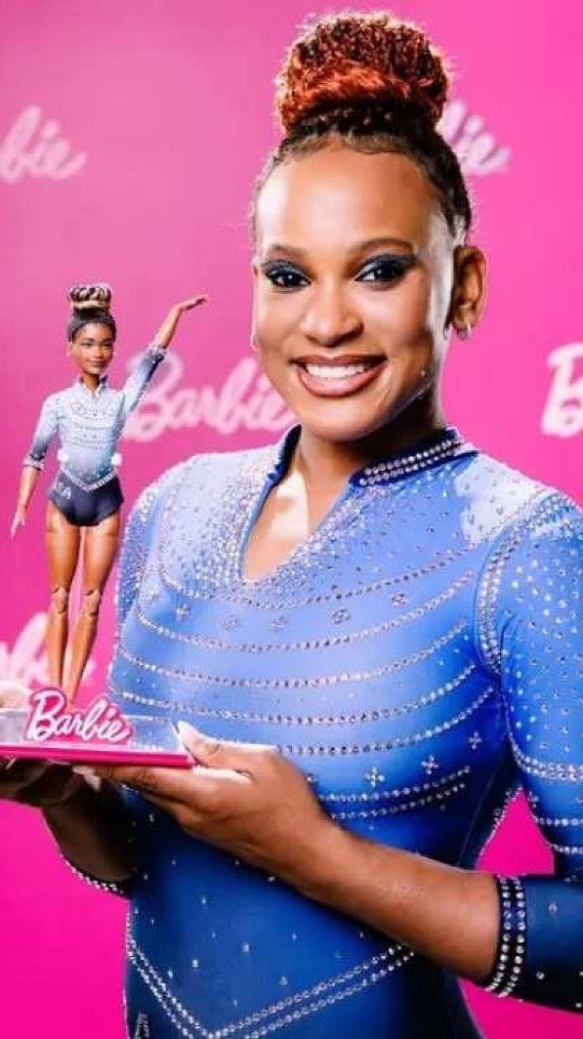 Ginasta Rebeca Andrade vira boneca Barbie  -  (crédito: Divulgação/Mattel)