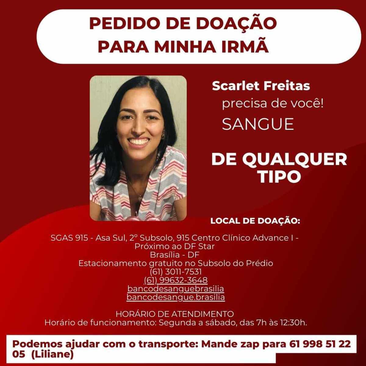 Campanha de doação de sangue