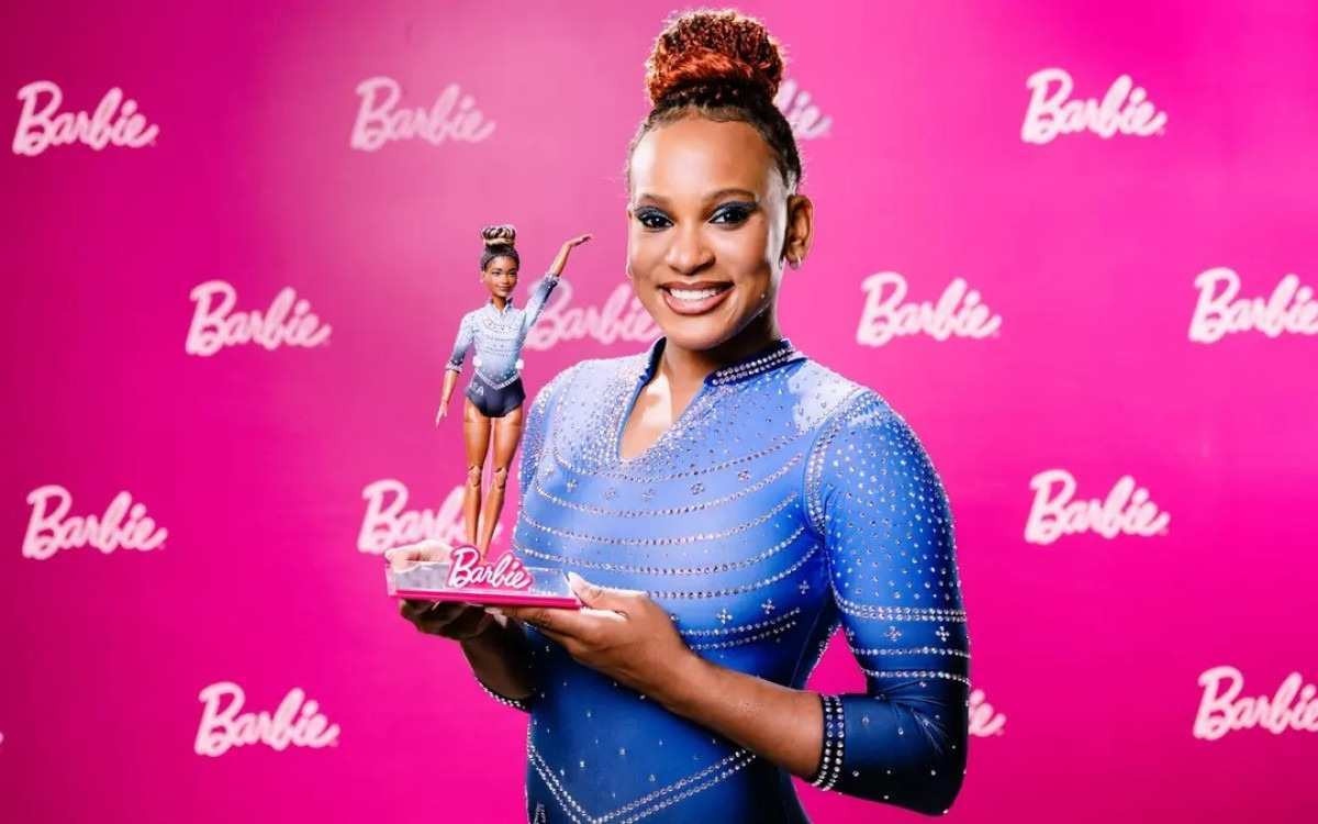 Barbie de Rebeca Andrade: Mattel lança boneca de nove atletas