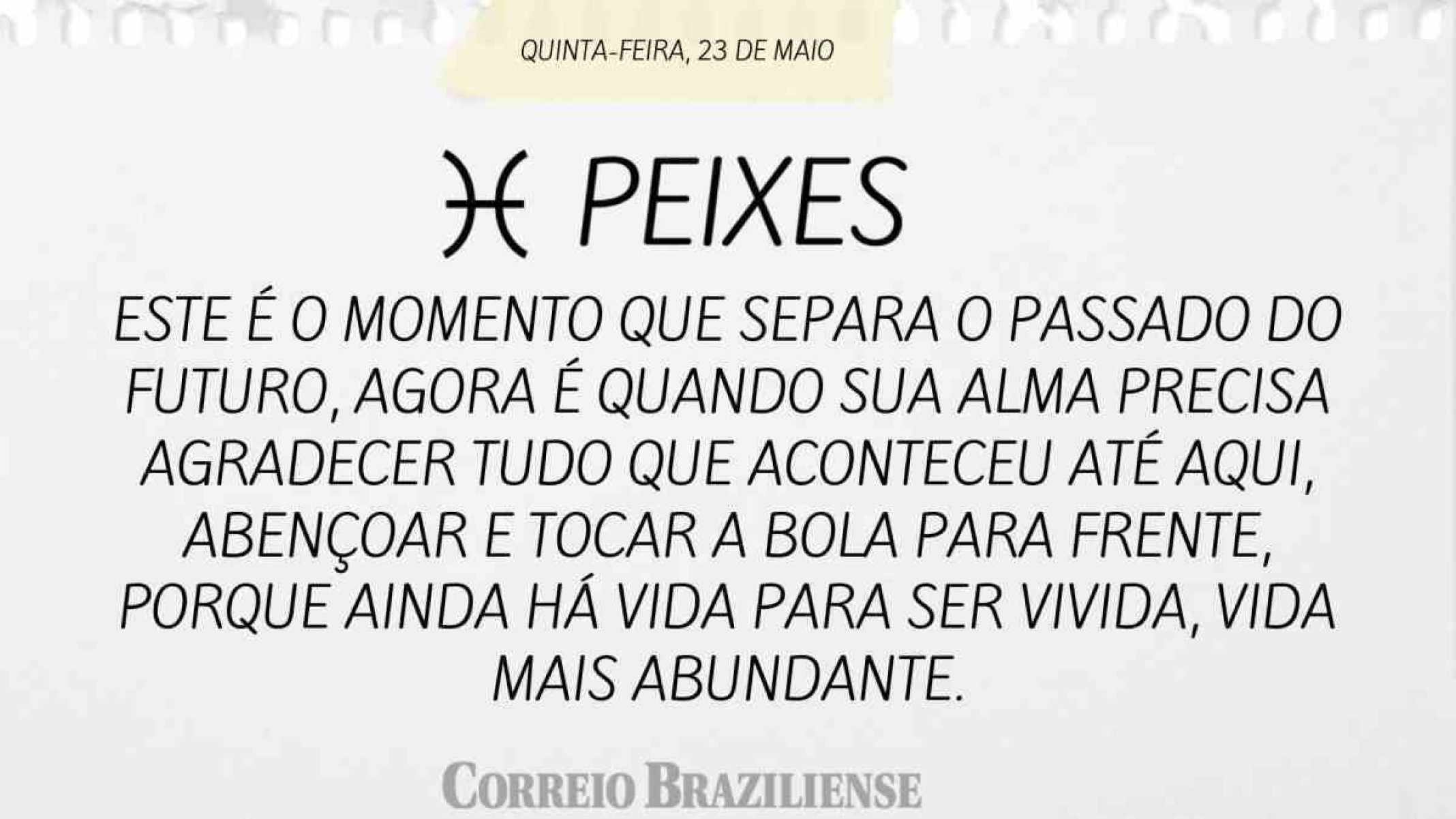 PEIXES | 23 DE MAIO DE 2024