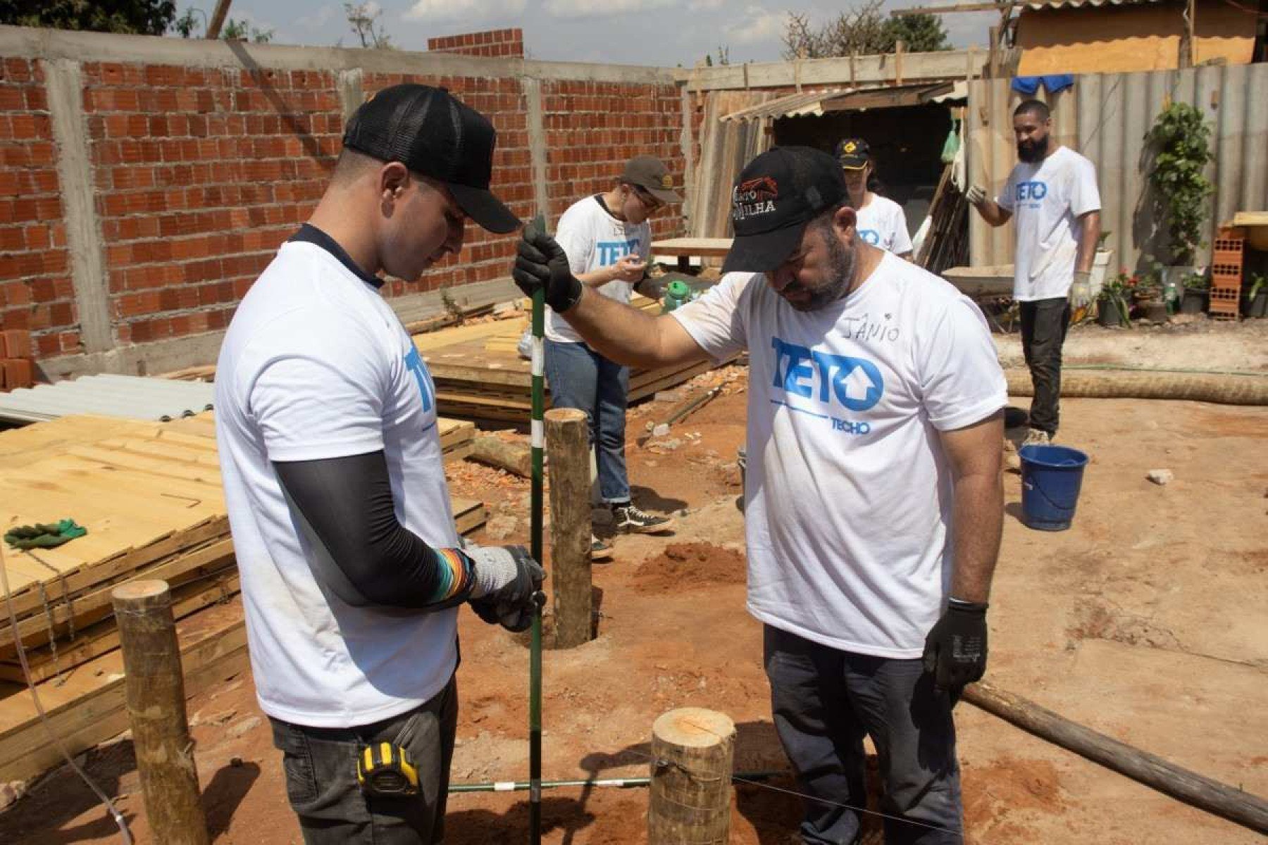 O projeto chegou ao DF em 2023, no Assentamento Dorothy Stang, onde foram levantadas cinco casas