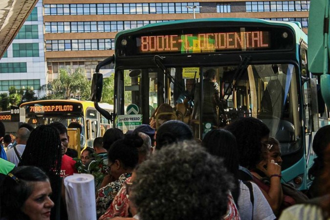 No total, são 882 ônibus que fazem, diariamente, o transporte de 146 mil passageiros entre o Entorno e o DF
 -  (crédito:  Kayo Magalhães/CB/D.A Press)