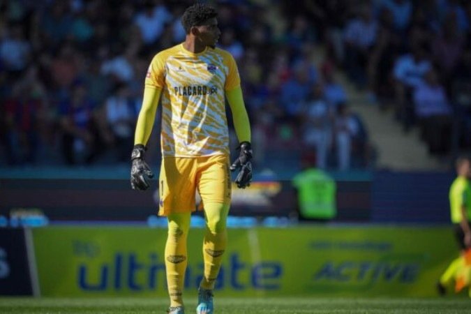 Hugo Souza fez boas partidas em Portugal - (crédito: Foto: Divulgação/Chaves) Hugo Souza fez boas partidas em Portugal - (crédito: Foto: Divulgação/Chaves)