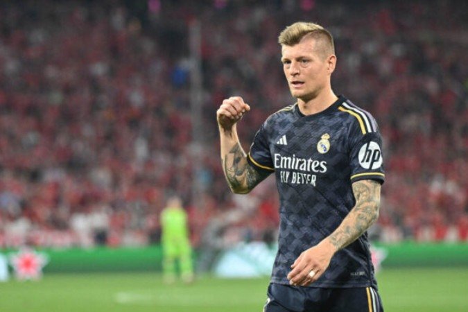 Toni Kroos já trabalha sua aposentadoria do futebol -  (crédito: Foto: Frank Augstein / POOL / AFP)