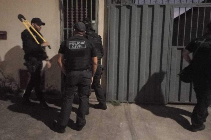 PCDF deflafrou operação contra facção criminosa no DF  -  (crédito: Divulgação/PCDF)