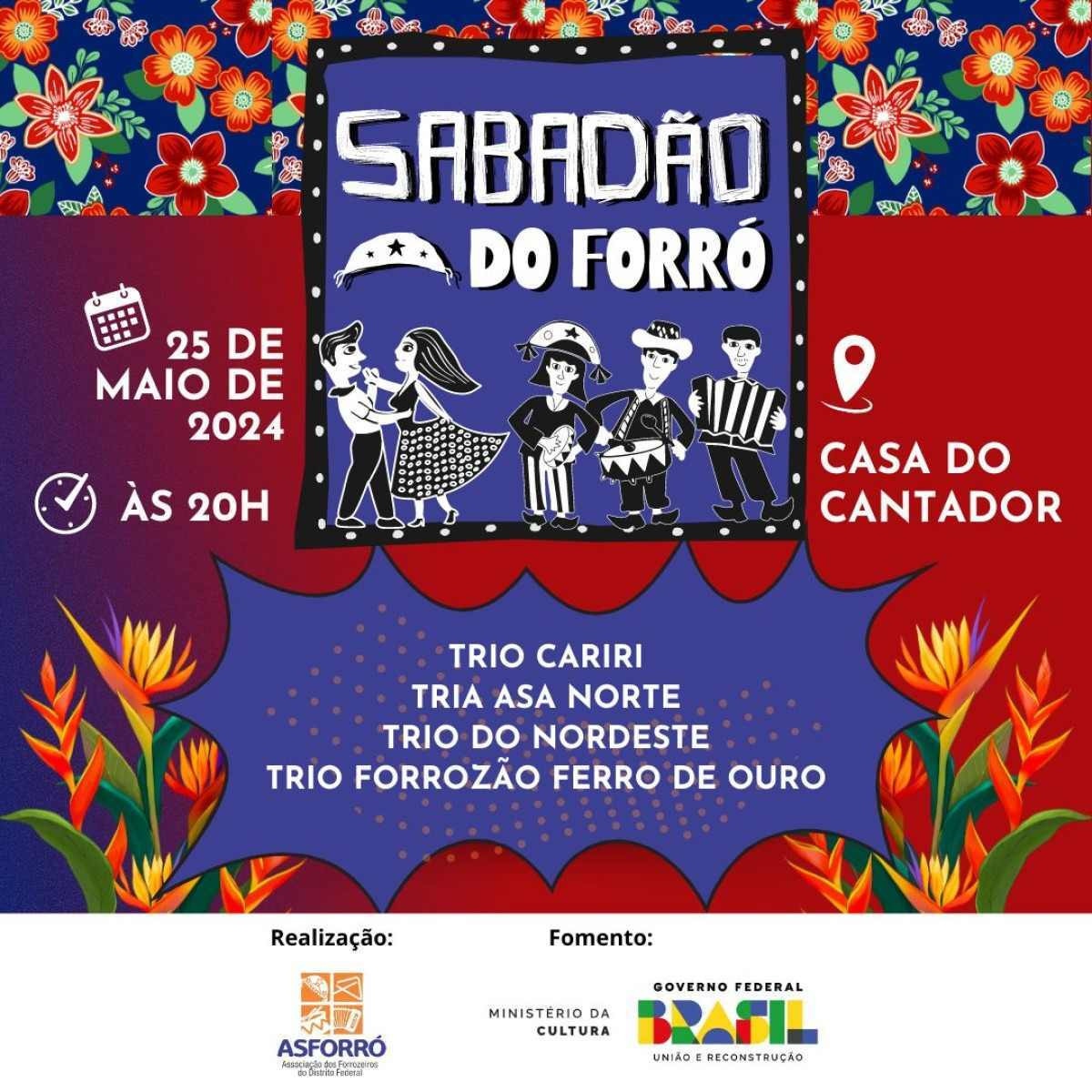 ‘Sabadão do Forró’ celebra o gênero em evento na Casa do Cantador