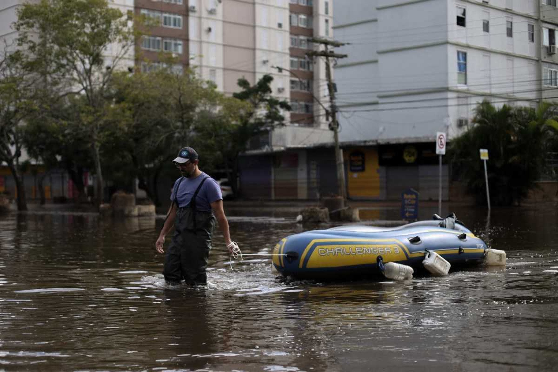 Ciclone no Rio Grande do Sul provoca vento e chuva forte em cidades gaúchas já atingidas pelas cheias