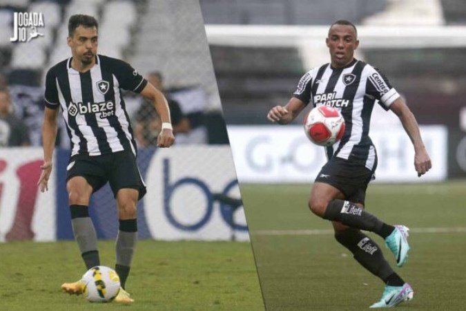 Eduardo e Marçal desfalcam o Botafogo contra o Junior  -  (crédito:  Marcelo Caitano)