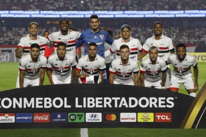 São Paulo quer terminar na liderança do Grupo B da Libertadores -  (crédito: Foto: Rubens Chiri e Paulo Pinto/Saopaulofc.net)