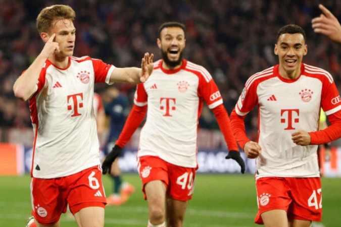 Joshua Kimmich tem contrato válido com o Bayern Munique até 2025 - Foto: Michaela Stache/AFP via Getty Images -  (crédito: Michaela Stache/AFP via Getty Images)