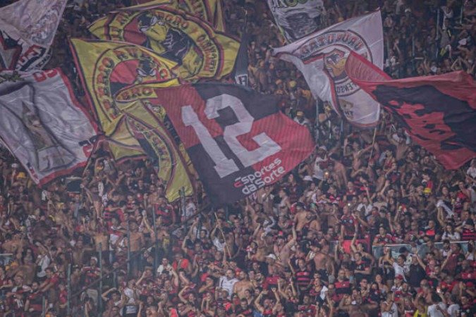 Flamengo e Millonarios se enfrentam em jogo decisivo no Maracanã - (crédito: Photo by Raul Arboleda / AFP) Flamengo e Millonarios se enfrentam em jogo decisivo no Maracanã - (crédito: Photo by Raul Arboleda / AFP)