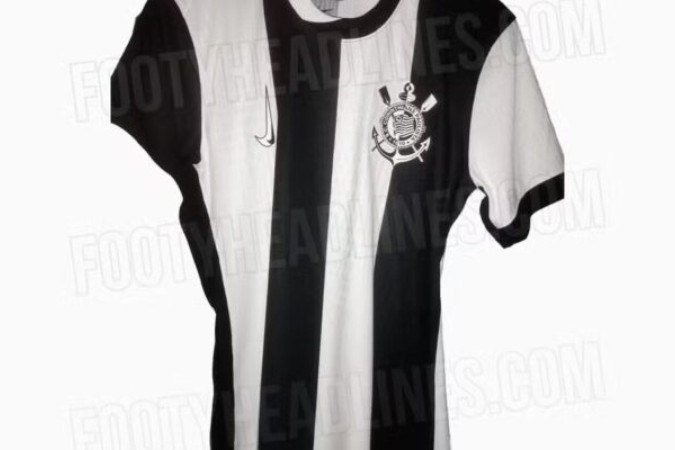 Corinthians irá lançar o seu terceiro uniforme para a temporada 2024/2025 -  (crédito: Foto: Reprodução / Footy Headlines)