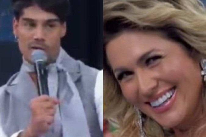 Micael Borges e Lívia Andrade -  (crédito: TV Globo)