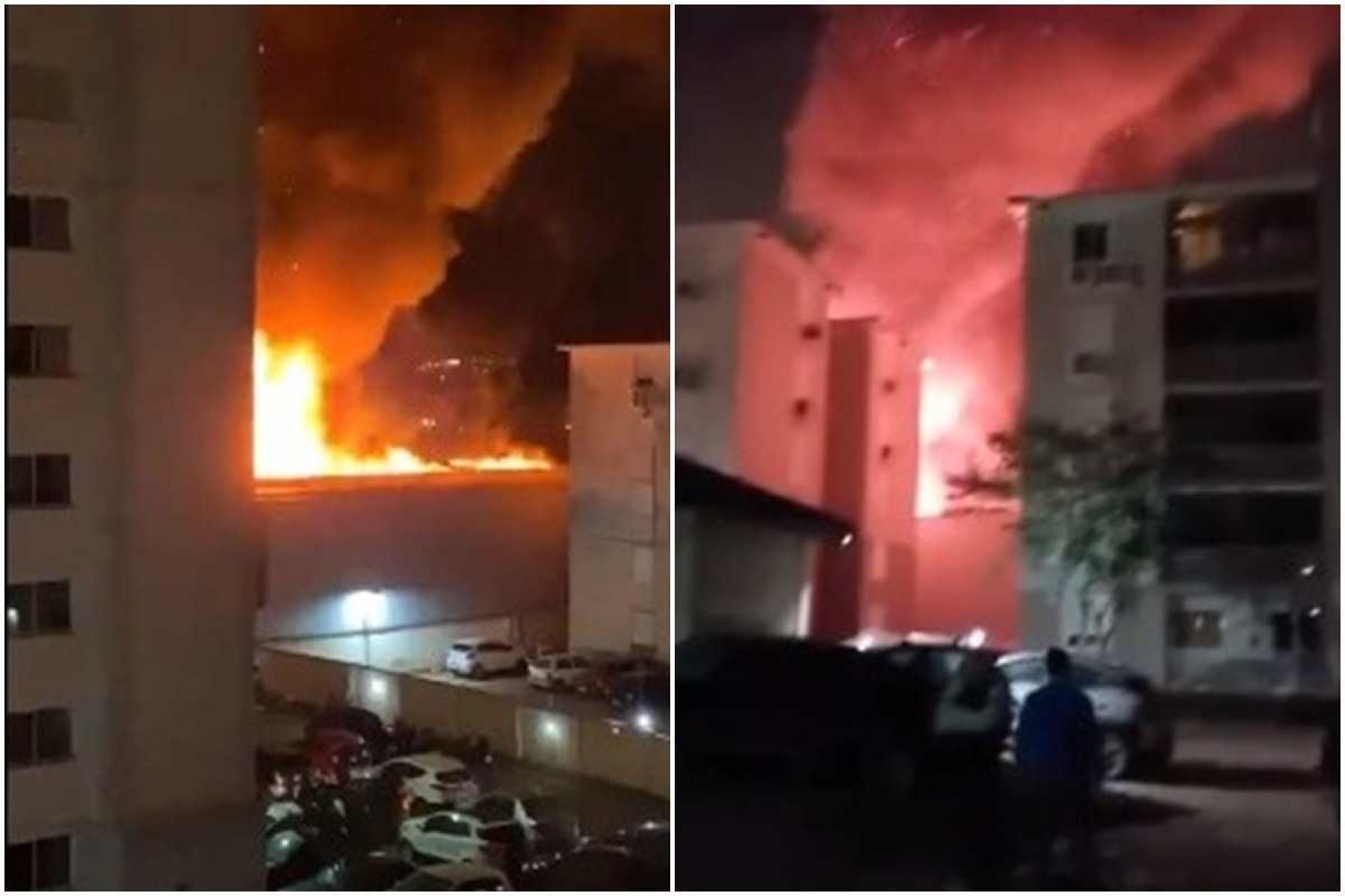 Incêndio atinge loja em bairro alagado de Porto Alegre; veja vídeo