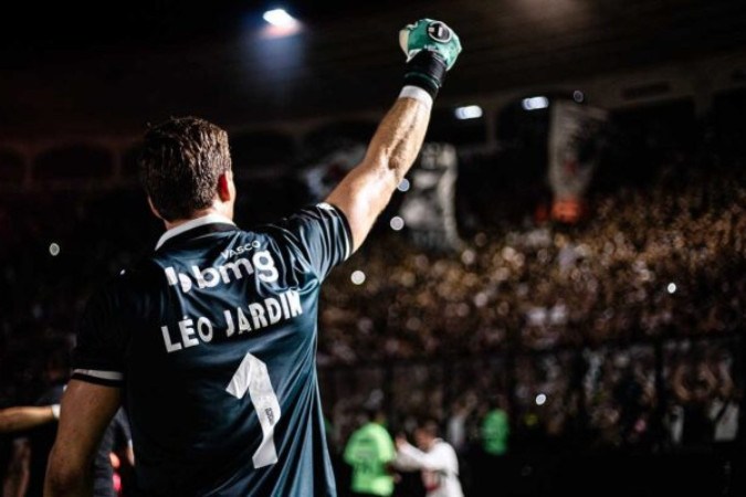 Léo Jardim é um dos principais destaques do Vasco na temporada -  (crédito:  Leandro Amorim)