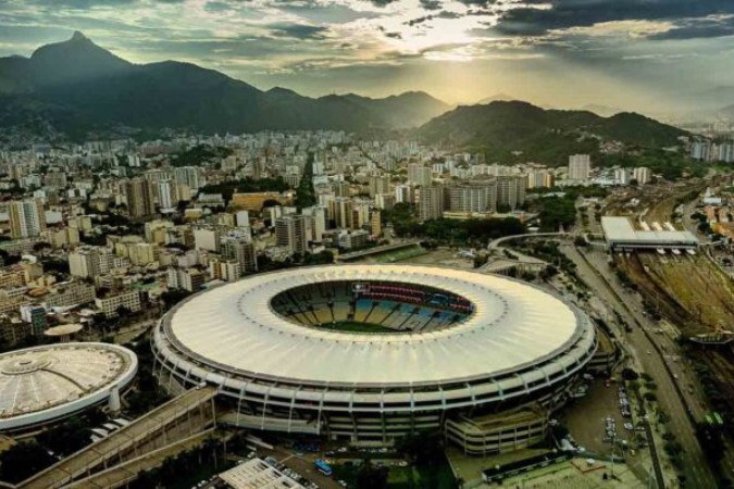 Grêmio e Inter podem fazer clássico no principal estádio do país -  (crédito: Foto: Divulgação/X Maracanã)