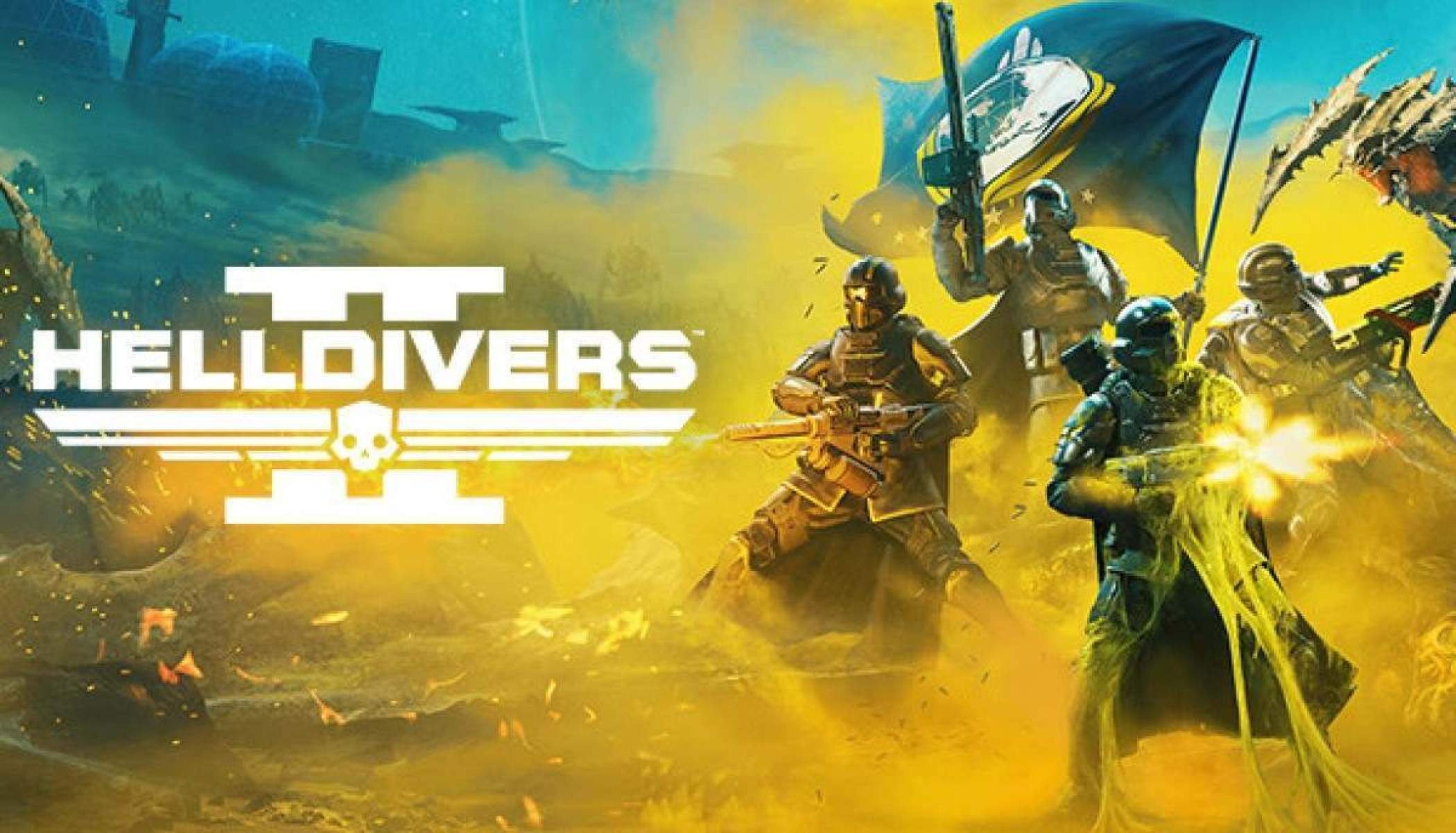Lançado em fevereiro deste ano, Helldivers 2 foi o primeiro jogo disponibilizado simultaneamente para PC e PlayStation 5. Lançado em fevereiro deste ano, Helldivers 2 foi o primeiro jogo disponibilizado simultaneamente para PC e PlayStation 5.