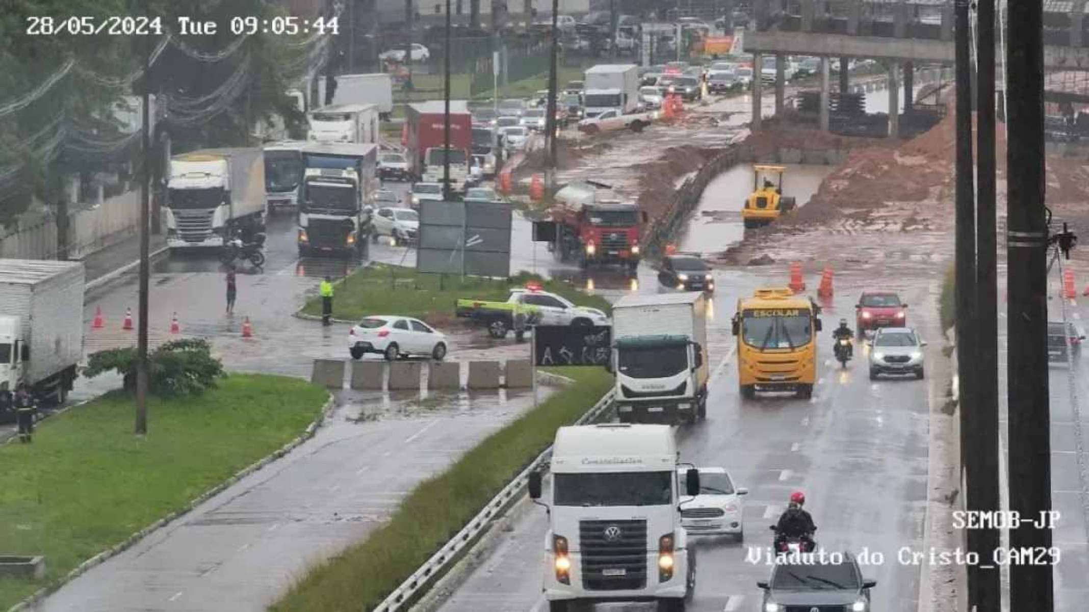 João Pessoa: em um só dia, chove mais da metade do volume esperado para maio