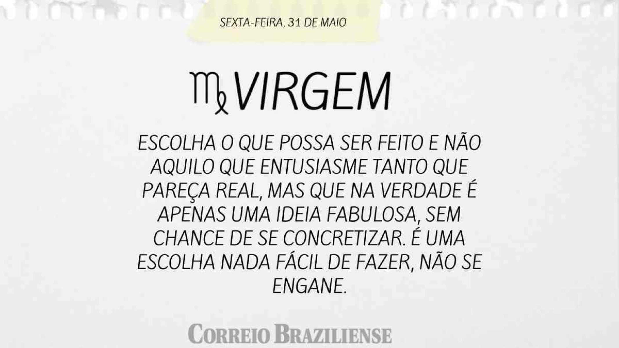 VIRGEM | 31 DE MAIO