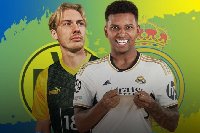 Julian Brandt e Rodrygo são os coadjuvantes necessários de Borussia Dortmund e Real Madrid -  (crédito: Arthur Filho/CB/D.A Press)