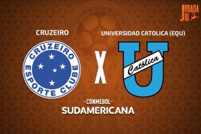 Cruzeiro e Universidad Católica-EQU disputam a liderança da chave B -  (crédito: Divulgação/Jogada 10)