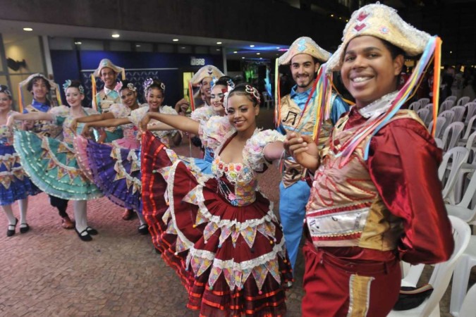 Câmara Legislativa sediou abertura do circuito local de quadrilhas -  (crédito: Minervino Júnior/CB/D.A Press)