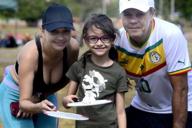 Jarbas Júnior gosta de ir ao Taguaparque com a esposa, Neide Barbosa, e a filha, Livia