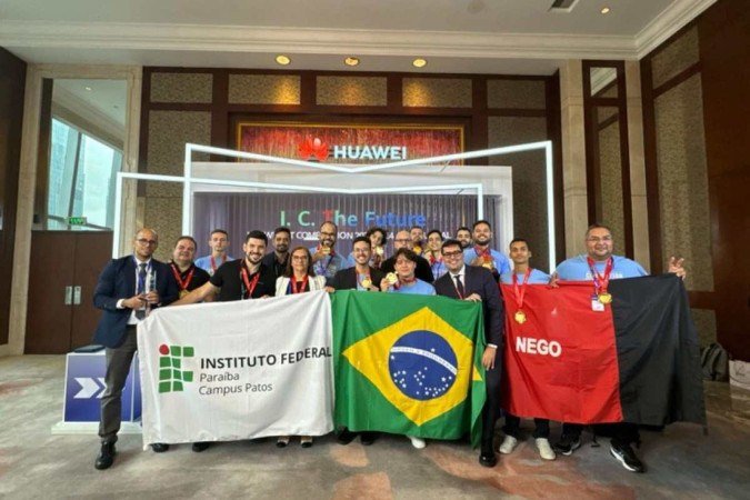 Paraíba conquista três pódios em competição global na China - (crédito: Divulgação/IFPB) Paraíba conquista três pódios em competição global na China - (crédito: Divulgação/IFPB)