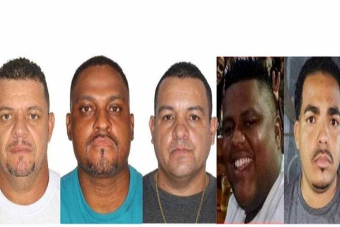Alemão, Fabiano, Beirola, Bola Sete e Biscoito são os cinco procurados pela Polícia -  (crédito: Redes sociais)