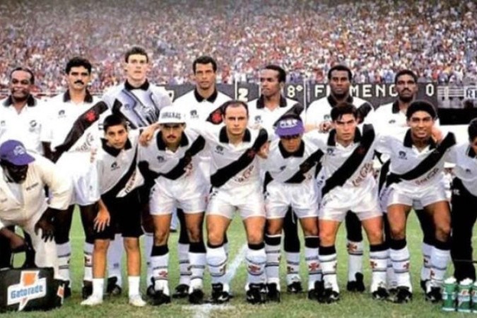 Vasco foi tricampeão carioca em 92, 93 e 94, pela primeira vez em sua história  -  (crédito: - Foto: Acervo Histórico Vasco da Gama)