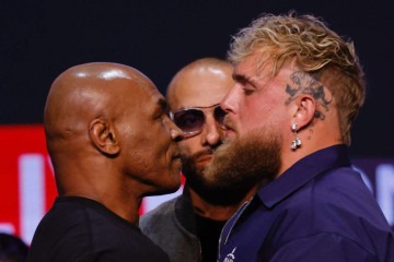 Mike Tyson e Jake Paul: luta antecipada por fãs vai demorar mais a ocorrer -  (crédito: Kena Betancur / AFP)