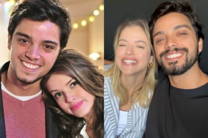 Agatha Moreira e Rodrigo Simas anunciam reprise de ‘Malhação: Intensa como a Vida’ no canal Viva -  (crédito: Observatorio dos Famosos)