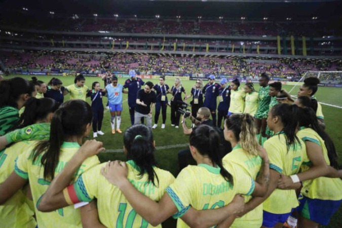 Brasil goleia Jamaica na Arena Pernambuco -  (crédito: Foto: Lívia Villas Boas / CBF)