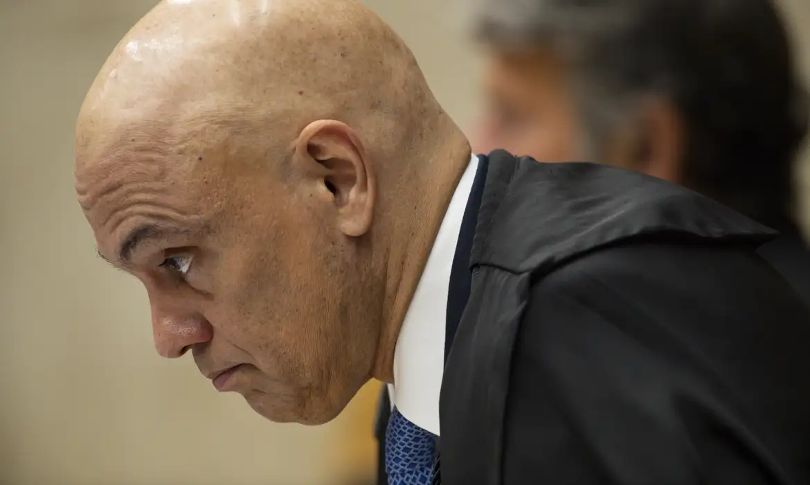 Moraes se declara impedido de julgar presos por ameaças a sua família -  (crédito: EBC)