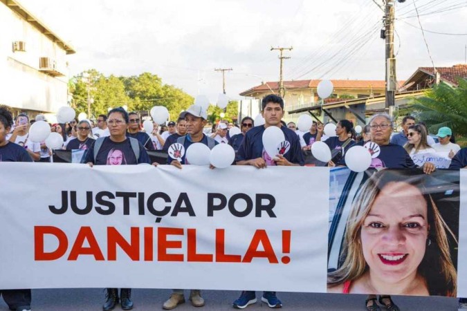 Amigos e familiares se reuniram para pedir justiça pela morte de Daniella -  (crédito: Material cedido ao Correio)