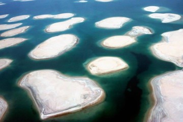 Existem apenas algumas ilhas com projetos desenvolvidos n'O Mundo -  (crédito: Getty Images)